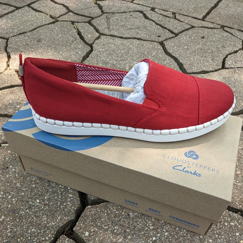 Clarks cloudsteppers step glow jade